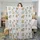 Whimsical Pastel Baby Lion Giraffe Zebra Pattern with Tropical Leaves on White Quilt Bedding Set - 3