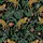 Elegant Women's Satin Shorts & Short Sleeve Loungewear Set, Midnight Leopard Jungle & Emerald Tropical Print Satin Pajamas Set - 4
