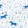 Women's Whimsical Blue Western Horse, Boot, Cactus Pattern Short Sleeve Shorts Pajamas Set Satin Pajamas Set - 4