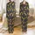 Women's Satin Pajama Set: Golden Ochre Leopard Poses - Navy Blue Short Sleeve Lapel Top & Shorts Satin Pajamas Set - 1