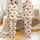 Women's Whimsical Highland Cow Design: Autumn Floral & Sunflower Satin Sleep Ensemble Satin Pajamas Set - 1