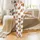 Highland Cow Pajamas: Playful Watercolor Baby Calf Pattern - Fluffy Farm Animal Sleep Set Satin Pajamas Set - 2