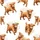 Highland Cow Pajamas: Playful Watercolor Baby Calf Pattern - Fluffy Farm Animal Sleep Set Satin Pajamas Set - 4