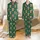 Highland Cow Lover's Holiday Sleepwear: Shaggy Santa Hat Cow & Festive Snowflake Print Satin Pajamas Set - 1