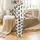Highland Cattle Fan's Cute Calf Meadow Satin Sleep Set Satin Pajamas Set - 2