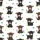 Highland Cattle Fan's Cute Calf Meadow Satin Sleep Set Satin Pajamas Set - 4