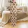 Festive Cow Lover's Lounge: Humorous 'I'm Fine' Highland Cow & Christmas Lights Sleepwear Satin Pajamas Set - 3