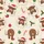 Coquette Preppy Christmas Pajamas: Funny Highland Cow Holiday Pattern with Santa Hats & Baubles Satin Pajamas Set - 4