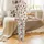 Western Spirit Whimsical Guitars Boots Stars Rustic Country Music Pattern Design Satin Pajamas Set - 2
