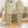 Women's Plant Lover Potted Cactus Succulent Creamy Yellow Satin Short-Sleeve Sleep Set Satin Pajamas Set - 1