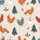 Christmas Family Matching: Whimsical Chicken Santa Hat & Holly Pattern Soft Stretch Sleep Set Satin Pajamas Set - 4