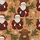 Santa Highland Cow Rustic Plaid Christmas Illustration Art Sublimation PNG File Satin Pajamas Set - 4