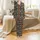 Halloween Lover: Hand-Drawn Pumpkin Skull Candy Corn Low Top Canvas Kicks Satin Pajamas Set - 2