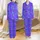 Women's Psychedelic Low Top Canvas Shoes: Vibrant Cobalt Violet Fuchsia Fluid Art Design Satin Pajamas Set - 1