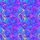 Women's Psychedelic Low Top Canvas Shoes: Vibrant Cobalt Violet Fuchsia Fluid Art Design Satin Pajamas Set - 4