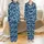 Ocean Enthusiast Pajamas: Dynamic Navy Indigo Teal Shark Camo Sleep Set Satin Pajamas Set - 1