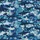 Ocean Enthusiast Pajamas: Dynamic Navy Indigo Teal Shark Camo Sleep Set Satin Pajamas Set - 4
