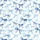 Graceful Coquette Bathroom Decor: Hand-Painted Blue Bow Polyester Bath Panel, 71x74 Satin Pajamas Set - 4