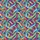 Family Christmas: Vibrant Abstract Rainbow Wavy Ribbons Pattern - Soft Long Sleeve Polyester Spandex Sleep Set Satin Pajamas Set - 4