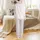 Bridesmaid Satin Pajamas: Personalized Floral Script Sleep Set for Bridal Party Satin Pajamas Set - 3