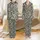 Women's Personalized Buttery Soft Satin Lounge Set: Elegant Geometric Flow Print - Sage Green, Rose Pink Satin Pajamas Set - 1