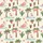 Couples Matching Sleep Set: Mele Kalikimaka Tropical Christmas Flamingo & Sloth Print - Soft Polyester Satin Pajamas Set - 4