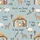Family Christmas: Oh Holy Night Nativity Scene, Baby Jesus & Holy Family Folk Art Pattern – Soft Knit Polyester Spandex Sleep Set Satin Pajamas Set - 4