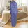 Men's Indigo Periwinkle Geometric Striped Turkish Cotton Loungewear Pajama Set Satin Pajamas Set - 3
