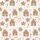 Women's Christmas Pajamas: Gingerbread Pink House Pattern - Festive Holiday Sleep Set Satin Pajamas Set - 4