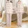 Adorable Axolotl Pajamas: Pastel Pink Crochet-Look Creature Sleep Set Satin Pajamas Set - 1
