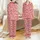 Custom Name Family Christmas Pajamas: Red & Green Striped Snowflake Candy Cane Tree Print - 100% Cotton Sleep Set Satin Pajamas Set - 1