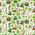 Irish Heritage Pajama Bottoms: Shamrocks, Leprechauns & Castles Pattern - Polyester Knit Lounge Comfort Pants Satin Pajamas Set - 4
