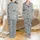 Women's Custom Pet Photo Nightgown: Dog & Cat Face Pattern with Paw & Heart Icons, Soft Cotton Feel Sleepwear Satin Pajamas Set - 1