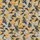 Modern Style Aficionados' Dynamic Flat Graphic Abstract Grey Orange-Yellow Geometric Pattern Satin Pajamas Set - 4