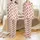 Holiday Enthusiasts' Cheerful Flat-Style Gingerbread, Hot Cocoa, Candy Cane Soft Pink Pattern Satin Pajamas Set - 1