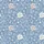 Elegant Rose Blossom Leaf Calligraphic Swirls Dusty Blue White Pink Design Satin Pajamas Set - 4