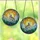 Nature Lovers' Stained Glass Wolf Mountain Sunrise Tiffany Style Jewel Tones Design Stained Glass Suncatcher - 3
