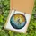 Nature Lovers' Stained Glass Wolf Mountain Sunrise Tiffany Style Jewel Tones Design Stained Glass Suncatcher - 5