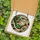Holiday Enthusiasts' Glowing Stained Glass Santa Claus Festive Red Green Amber Mosaic Stained Glass Suncatcher - 5