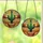Desert Art Lovers' Stained Glass Saguaro Cactus Mosaic Vivid Green Terracotta Jewel Tone Design Stained Glass Suncatcher - 3