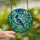Art Lovers' Tiffany Style Deep Blue Sky Blue Crested Bird Stained Glass Mosaic Scrollwork Stained Glass Suncatcher - 2