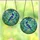 Art Lovers' Tiffany Style Deep Blue Sky Blue Crested Bird Stained Glass Mosaic Scrollwork Stained Glass Suncatcher - 3