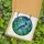 Art Lovers' Tiffany Style Deep Blue Sky Blue Crested Bird Stained Glass Mosaic Scrollwork Stained Glass Suncatcher - 5