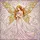 Women's Ethereal Tiffany Stained Glass Fairy Pink Gold Lavender Floral Mosaic Iridescent Wings Stained Glass Suncatcher - 7