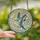 Art Lovers' Tiffany Style Iridescent Swallow Bird Pearlescent White Teal Blue Purple Sky Mosaic Stained Glass Suncatcher - 8S6UmjYtd-