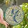 Art Lovers' Tiffany Style Iridescent Swallow Bird Pearlescent White Teal Blue Purple Sky Mosaic Stained Glass Suncatcher - gKEguQlYhE