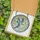 Art Lovers' Tiffany Style Iridescent Swallow Bird Pearlescent White Teal Blue Purple Sky Mosaic Stained Glass Suncatcher - jBMl0o4S0j
