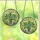 Nature Lovers' Tiffany Style White Lily of the Valley Emerald Green Jewel Tone Spring Floral Art Stained Glass Suncatcher - 3