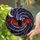 Fantasy Art Lovers' Glowing Stained Glass Bat Black Red Orange Cream Moonlit Celestial Mosaic Stained Glass Suncatcher - 3a5s7vnf33
