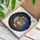 Celestial Art Lovers' Glowing Tiffany Stained Glass Lantern Moon Berries Poinsettia Jewel Tone Night Sky Stained Glass Suncatcher - 3